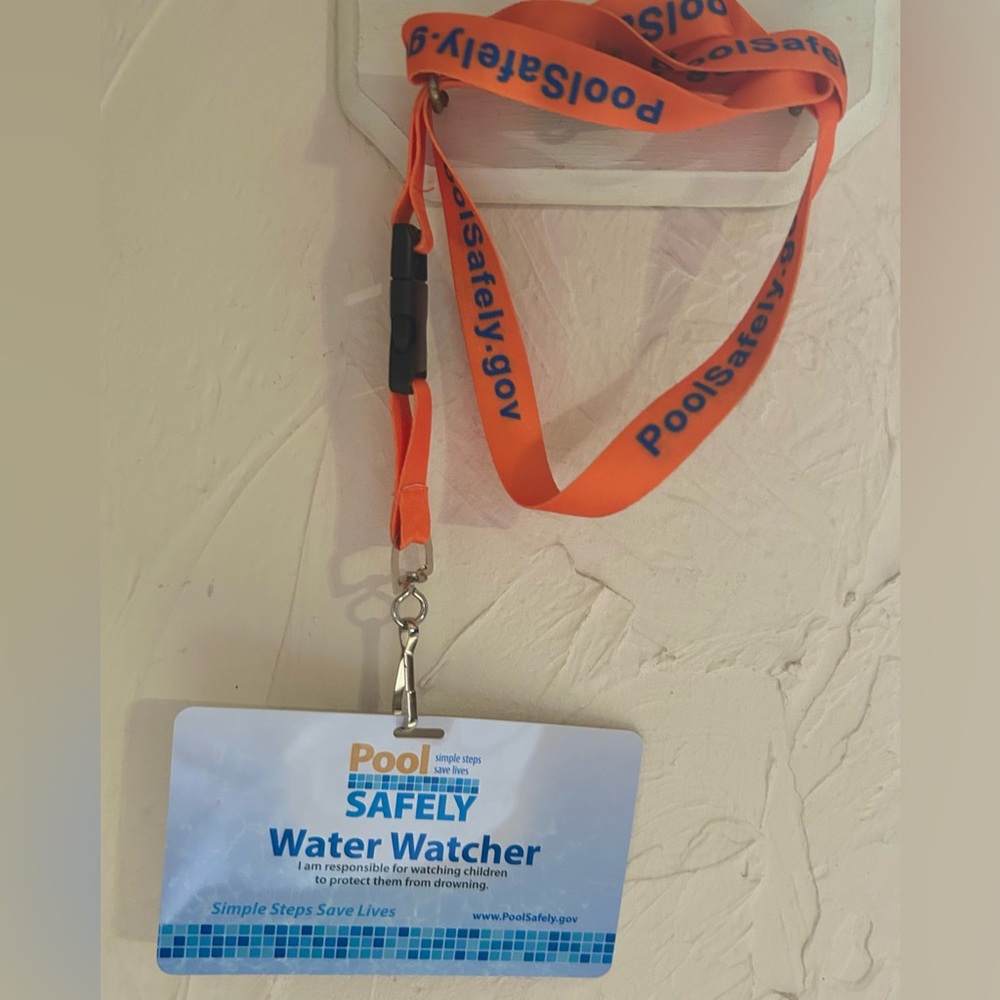 Water watcher lanyard